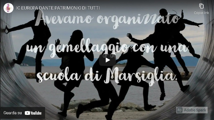 dante ic europa immagina con screenshot del video dante patrimonio di tutti